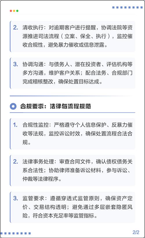 不良资产管理员核心职责解析